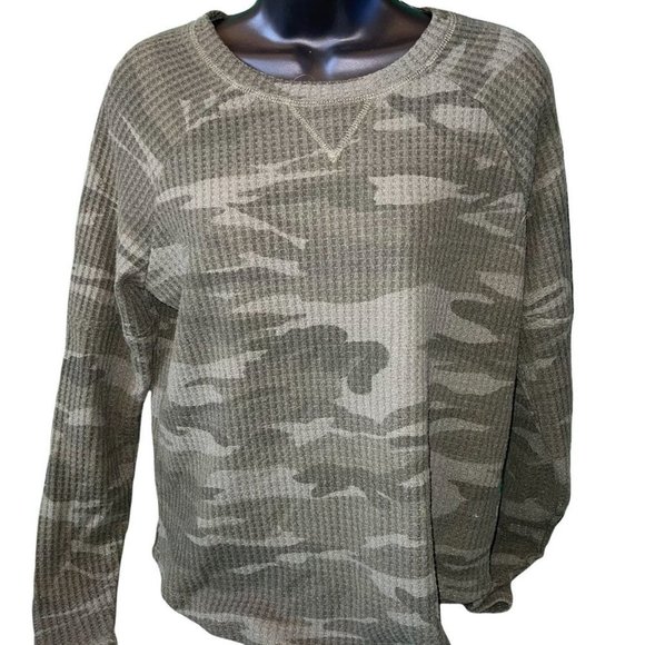 Sweet romeo thermal camo print shirt XS - Picture 1 of 5